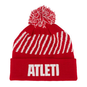 Adult Red Pom Pom Beanie